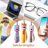 SEIBER Glasses Cleaning Cloth,Microfiber Cleaner Cloths,Eyeglass Clean Cloths for Glasses Sunglasses Lens Camera Cell Phone Screens (6 Pack)