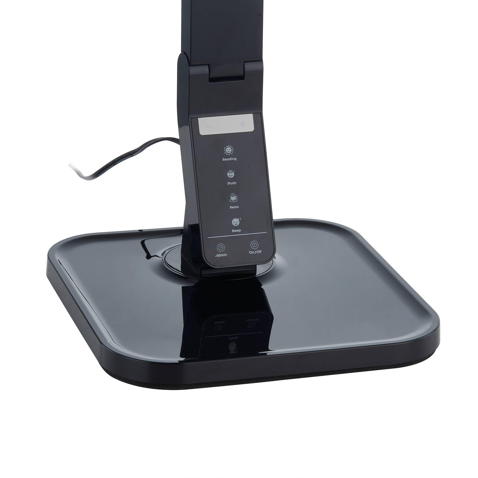 LED Lámpara de mesa 'Eleni'con dimmer táctil (Moderno) en Negro hecho de Plástico (1 llama,) de Lindby | lámpara de mesa LED
