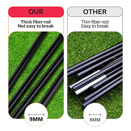 Wekefon Backyard Soccer Goals - Portable Kids Soccer Net Set Of 2 - 3.6'X2.7' - Pop Up Folding Indoor + Outdoor Goals With Carry Bag - Easy Assembly And Compact Storage #TOP4