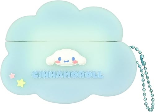 Gourmandies SANG-425CN Sanrio Characters AirPods Pro (2nd Generation) / AirPods Pro Compatible Silicone Case Cinnamorroll