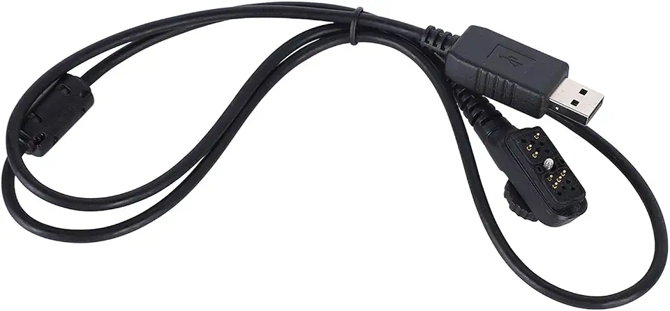 PC90 USB Programming Cable for Walkie Talkie, Efficient Radio Frequency Write Line for Hytera PT580H, 1m Length with 16pin Adapter