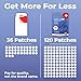 PatchRx Salicylic Pimple Patches (120 Pack), Salicylic Acid Acne Patches with Tea Tree Oil - Zit Patch and Pimple Stickers for Face for Skin Care - Salicylic Acid Acne Dots (Packaging May Vary)