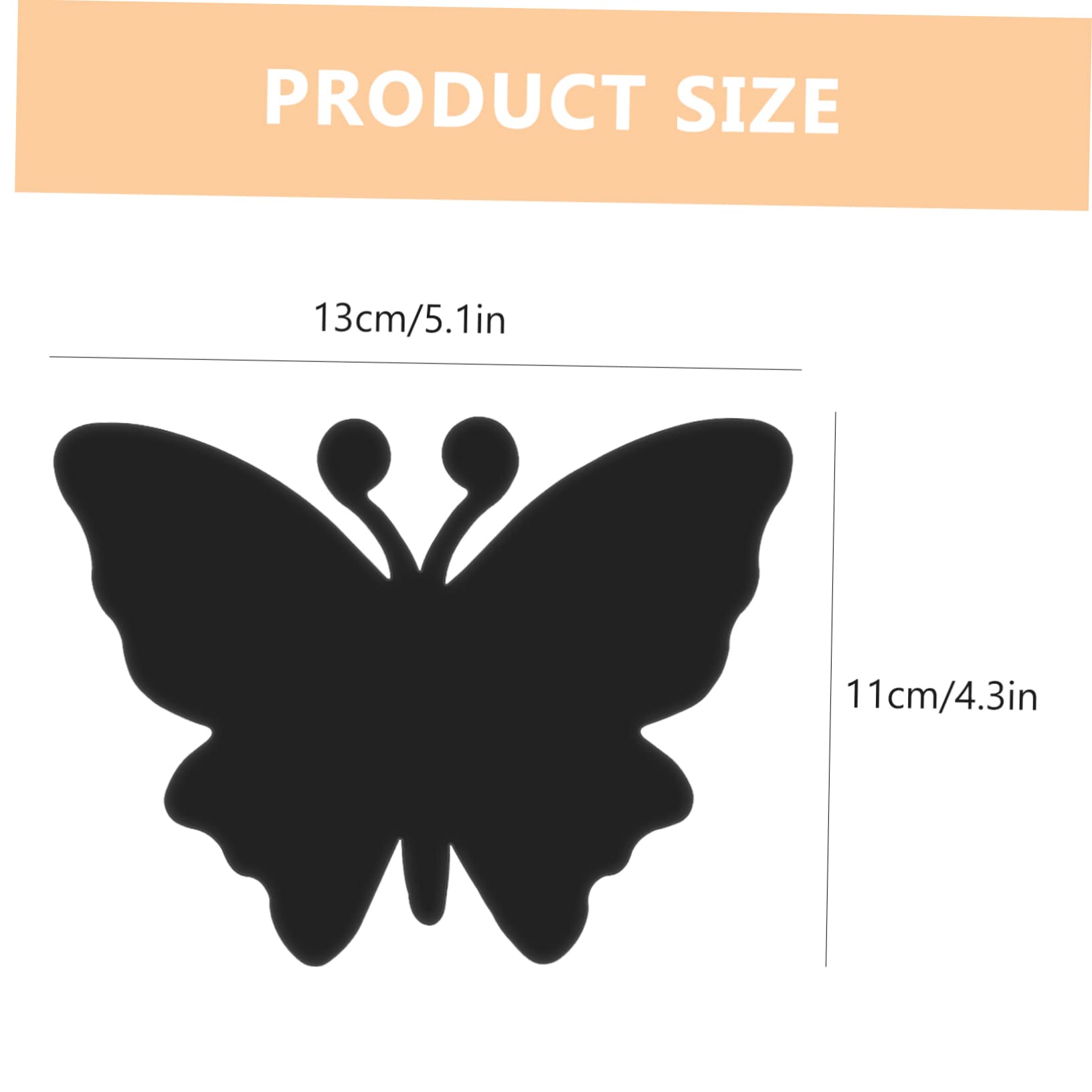 OSALADI Butterfly Modeling Scratch Card Pcs Unique Shaped Scratch Paper Decorative Art Craft