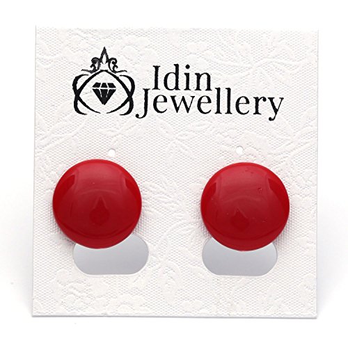Idin Jewellery - Orecchini a clip bottone rotondo