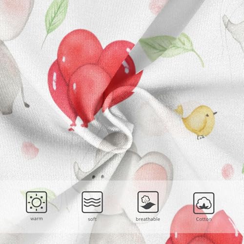 Cotton Girls Underwear Toddler Cute Elephants Red Balloons White Cute Panties Girl Flower Undies Kids Briefs 2t3