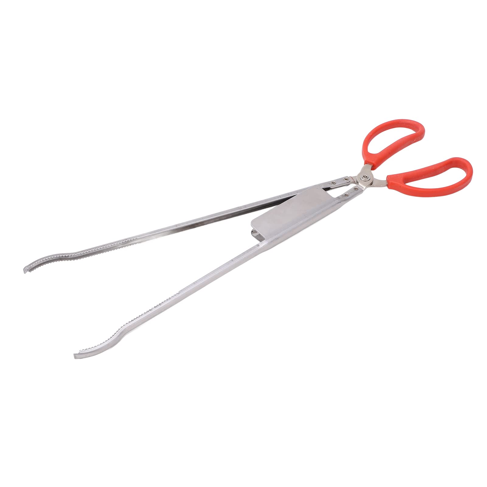 Pinza da Pesca Lunga, Pinza per Granchio Acciaio Inossidabile Resistente al Calore Piccola Luce Esterna per Zone di Pesca