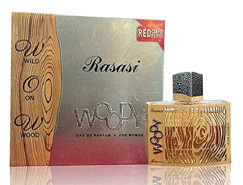 Wow Woody For Women Edp - Eau De Parfum 55 Ml (1.9 Oz) | Floral Bouqet | Stars Notes Of Mimosa, Gardenia, And Pink Pepper | By Rasasi #TOP2