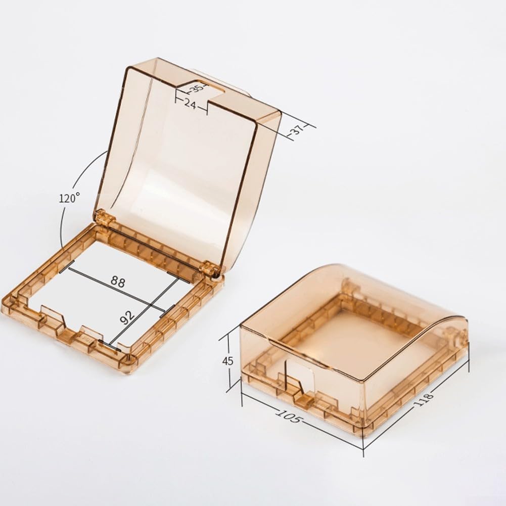 Coperture impermeabili per prese elettriche, Copertura for presa interruttore a parete impermeabile, 10, 5 x 11