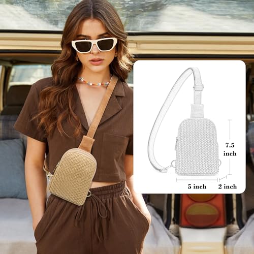 INICAT Summer Straw Bag Small Sling Beach Bag Crossbody Bags Rattan Woven Purses for Women 20252