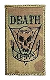 Almost SGT Starship Troopers Death from Above Patch Multicam OCP - Funny Tactical Morale Embroidered Patch Hook Fastener Backing