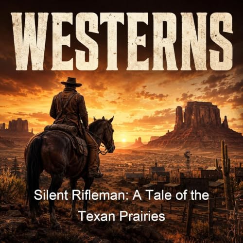 『Silent Rifleman: A Tale of the Texan Prairies』のカバーアート