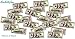 AvailableGame 100 Dollars Play Copy Money for Games, Monopoly Prop Paper Double-Sided Printing 100 pcs $10,000 Educational One Hundred Dollar Bills Stack for Poker