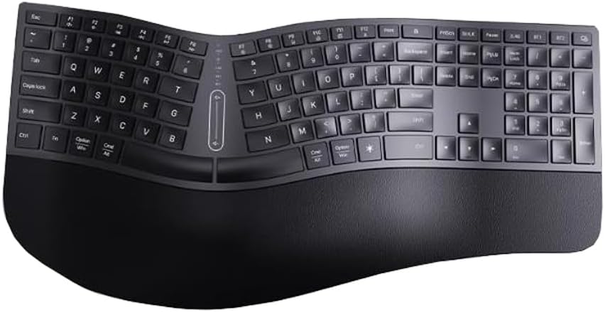 Dark-Gray Without Backlit Keyboard for Delux GM909 GM909Ultra GM909 Ultra Split Ergonomic Keyboard English US New