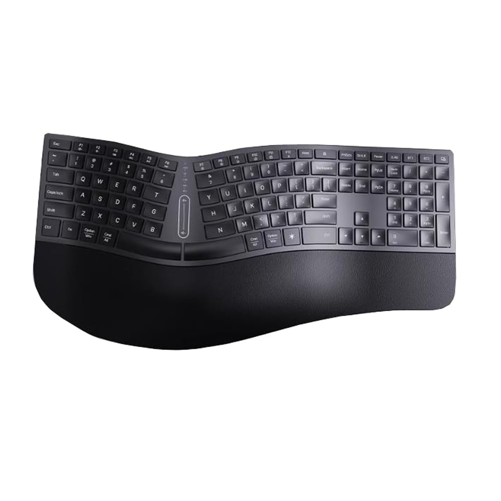 Dark-Gray Without Backlit Keyboard for Delux GM909 GM909Ultra GM909 Ultra Split Ergonomic Keyboard English US New