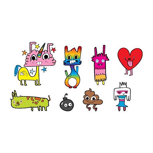 Tattly Temporary Tattoos Happy Doodles Set, 1 Ounce