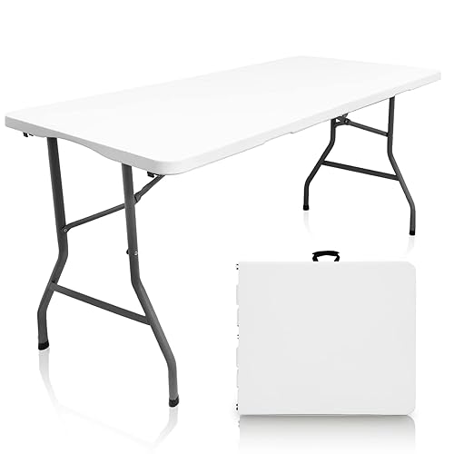 Plastic Folding Table, 5 FT Folding Table, Plastic Portable Tables