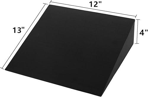 Miniatura 2 de DEAYOU Paquete de 2 cuñas de espuma de yoga, tabla inclinada elástica de espuma EVA de 13 pulgadas para mejorar la fuerza de la parte inferior de la