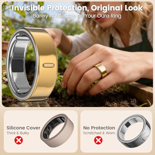 BlackPro Ultra-Thin Clear Protector Film for Oura Ring Gen 4/4 Ceramic/Oura Gen 3, Invisible Transparent Anti-Scratch Pr - Additional View