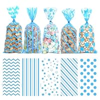 Sacchetti Trasparenti Per Confezioni 15x23cm - 50 Pezzi Con Fascette Metalliche Per Confetti E Caramelle - Foto 2