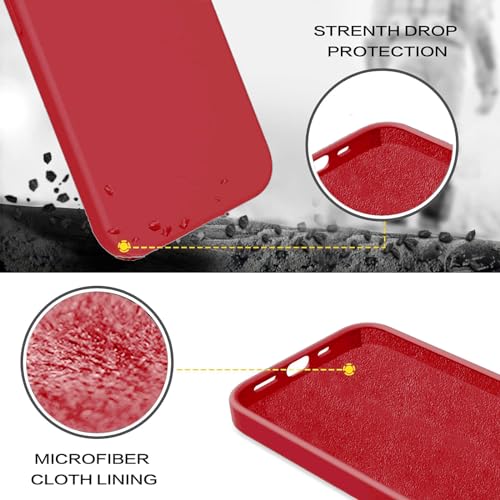 Coque Galaxy A71 5G silicone rouge protégeant des chutes et des rayures