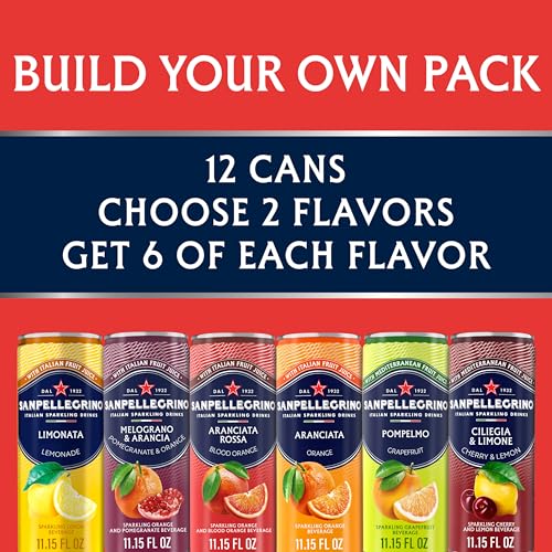 Sanpellegrino Italian Sparkling Drinks, Build Your Own Variety Pack, Sparkling Fruit Beverage, Made with Natural Flavors, 12-Pack - Thumbnail 3