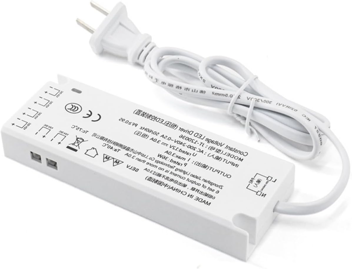 Led Wardrobe Wine Cabinet Figurine Display Light Power Supply 12V Belt Drive Induction Transformer(24W(Smart)) image 2