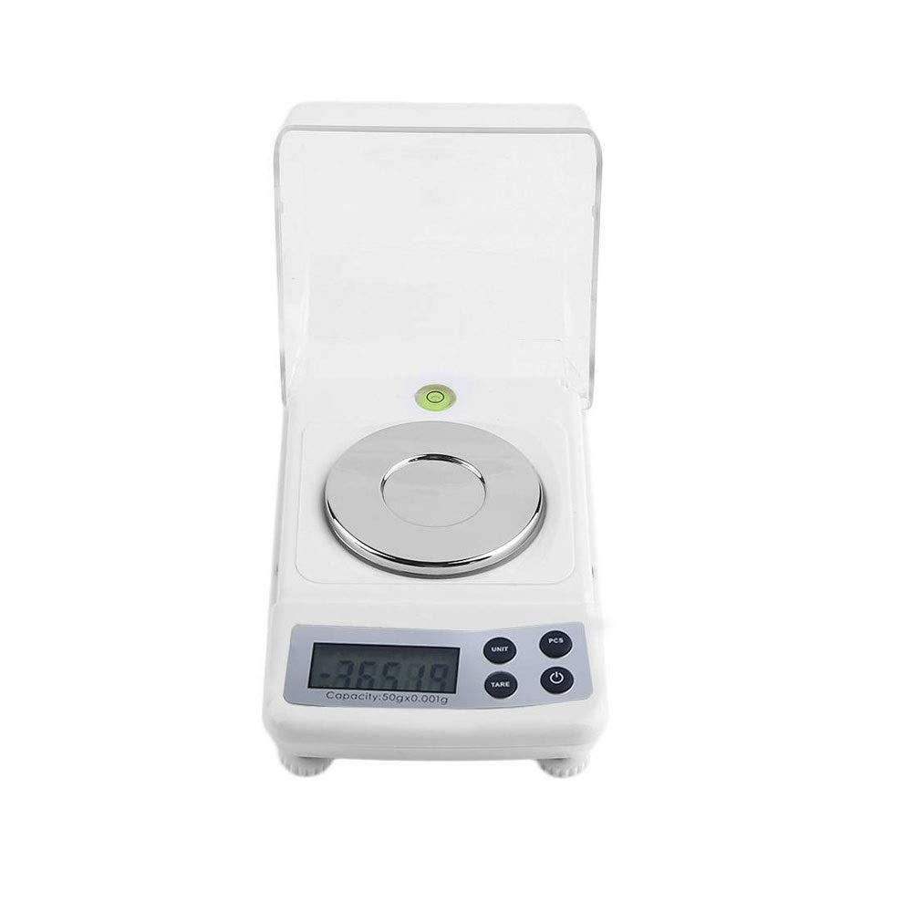 HPTHLY High Precision Laboratory Electronic Balance Scale 0.001g Electronic Scale Gold Carat Weighing Powder Small Scale,