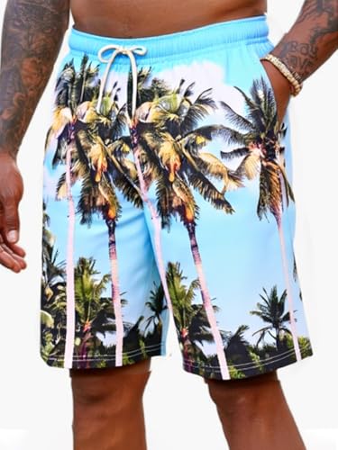 Men's Printed Beach Shorts Multi4