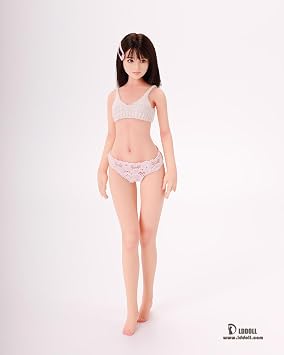 LDDOLL1/6 フィギュア 女性 超柔軟性 シームレス 素体 シリコン製指+メイク27S 指ワイヤーあり+機械式骨格+Body Real Makeupヘッドなし, PinkOB普通肌近い