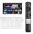 RC813 Replacement for TCL Google TV Remote Control, Compatible for TCL Smart TVs S250G S3 S4 S5 Q5 Q6 Q7 QM7 QM8 Series - No Setup Required