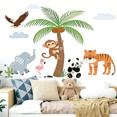 Vinilos decorativos animales para pared infantil miniatura 5