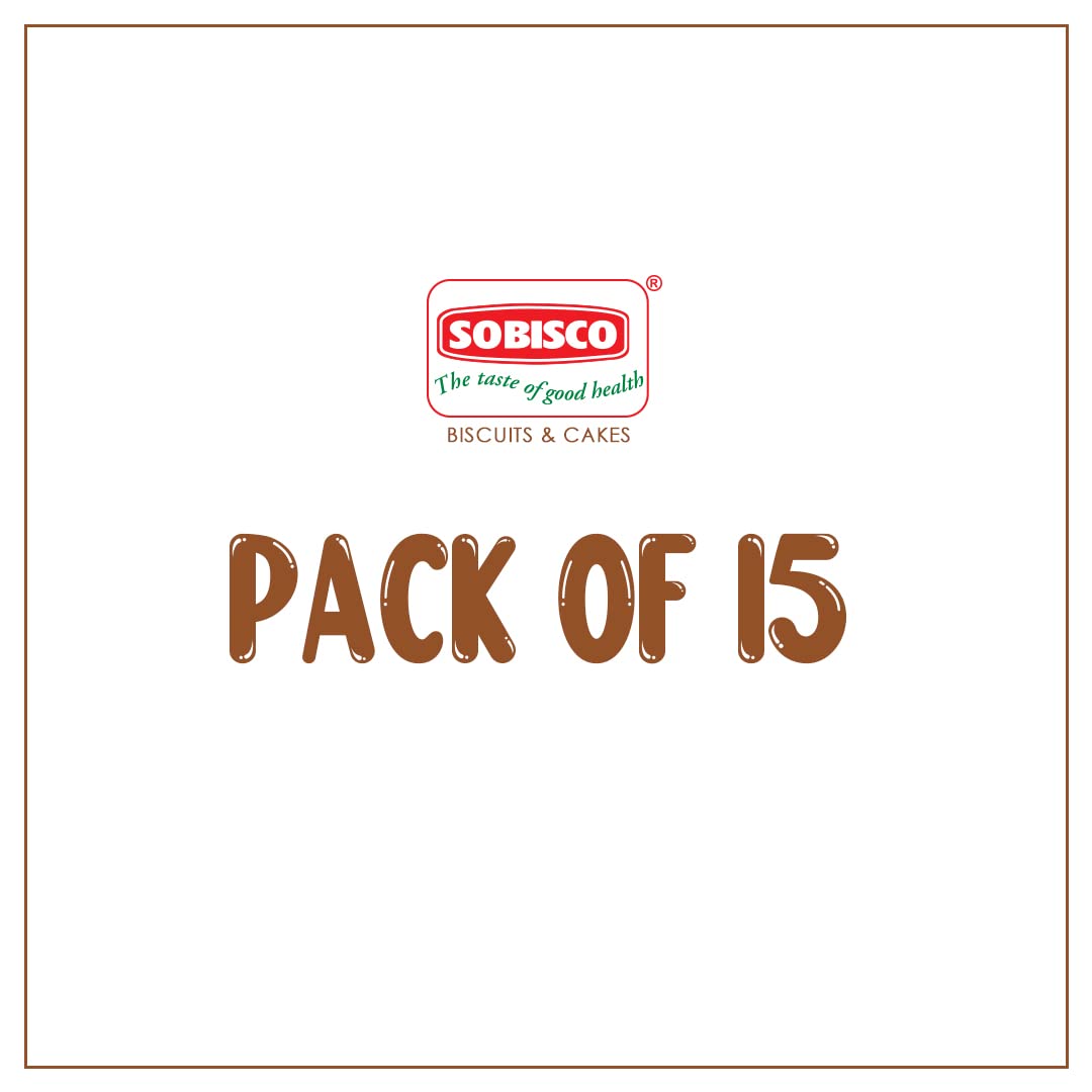 SOBISCO Choco Puff Sandwich Cream Biscuits Tasty Healthy and Cholesterol Free (60g) (Pack of 15) - Image 9 thumbnail