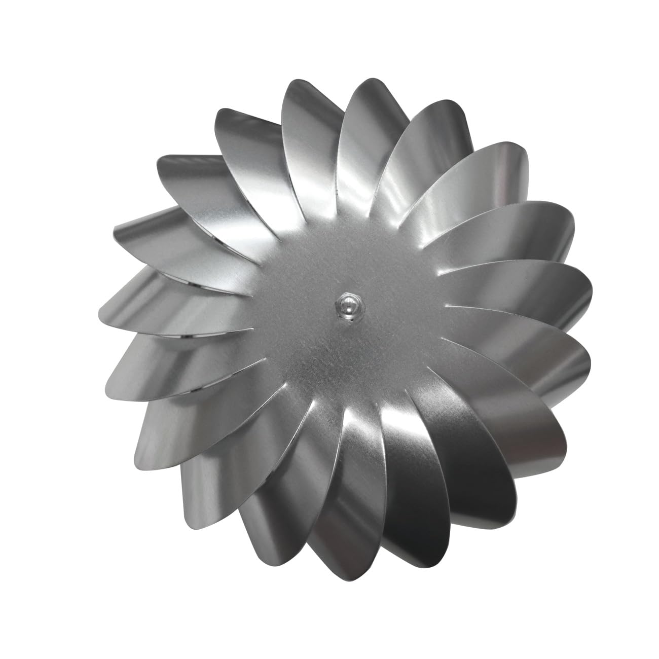 1324 Aspirador eólico galvanizado de base redonda para conductos y conductos de humos ø 175 mm.