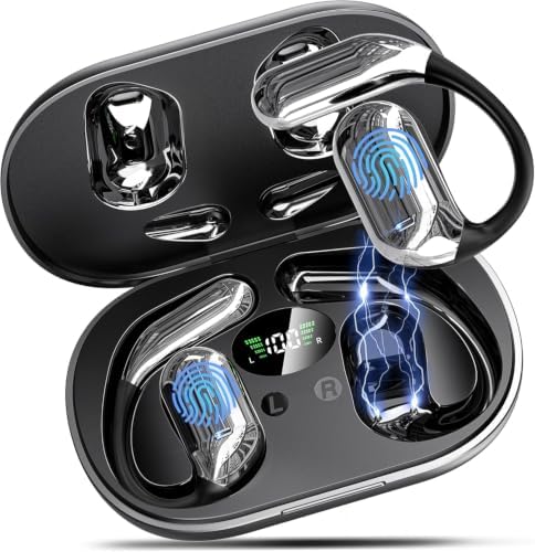 (-78%) Open Ear Kopfhörer Bequem Flexiblem Ohrhaken BT 6.1 KI 4 ENC Mic 50 Std