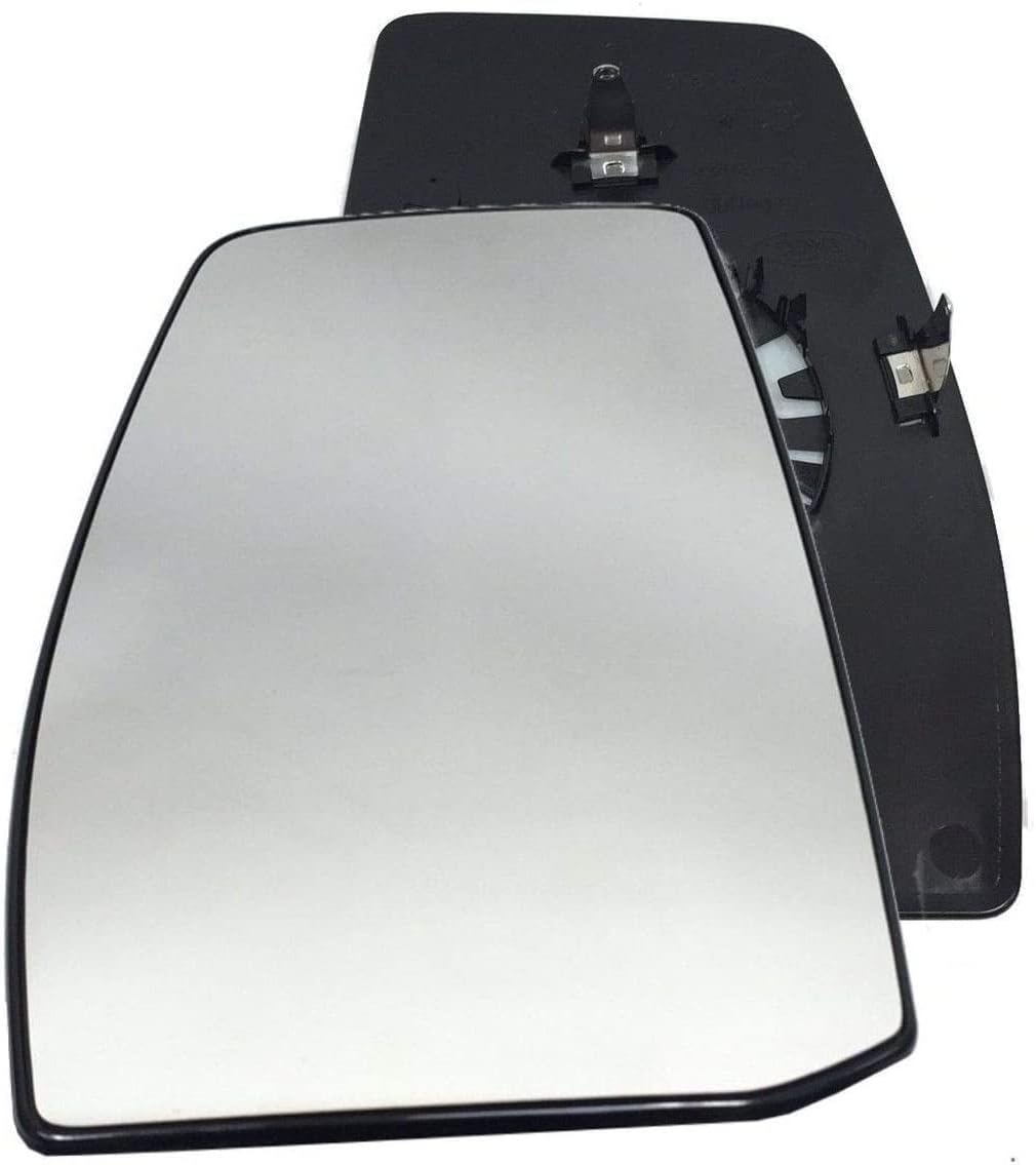 Wing Mirror Glass for Ford Transit Custom 2012 2013 2014 2015 2016 2017 2018 2019 2020 2021 2022 2023 models With Backing Plate and HEATED LEFT HAND SIDE