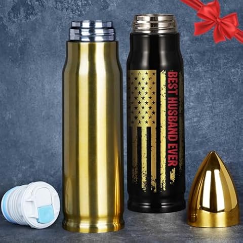Christmas Husband Gifts for Men - Stocking Stuffers Gifts for Husband from Wife - 17oz Cool Best Husband Ever Tumbler Cool Coffee Tumbler - Mens Gifts for Christmas Unique - Mens Stocking Stuffers Cover