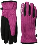 Elastisches Handgelenk Spyder Damen Stryke Fleece Conduct Handschuhe, Damen, 506086, Wild, S