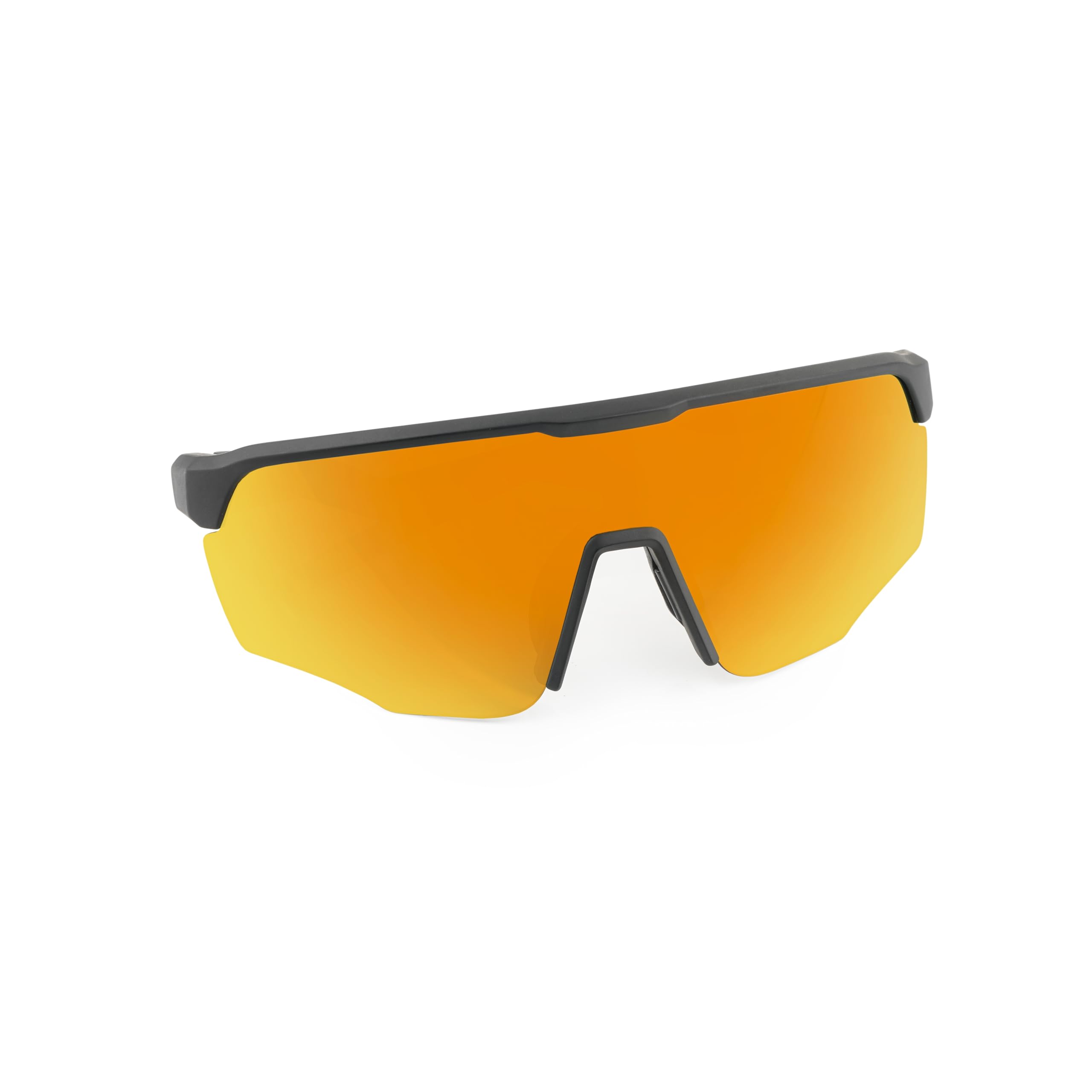 SASA Viper Sports Sunglasses Matte Black Frame Smoke Gold Revo Lens | UV400 Protection | Lightweight Unisex Design for Cricket, Cycling, Running, Driving, Outdoor Sports & Daily Use-image-45