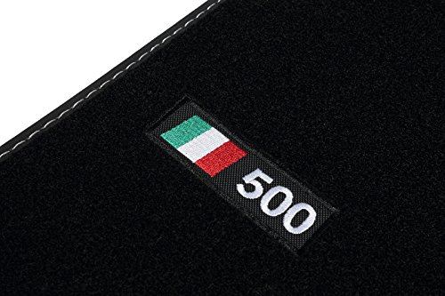 Tappetini in Moquette Nera con Logo Originali Fiat 500X