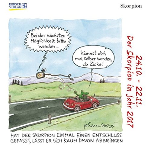 Skorpion Mini 2017: Sternzeichen-Cartoonkalender Skorpion Mini 2017: Sternzeichen-Cartoonkalender