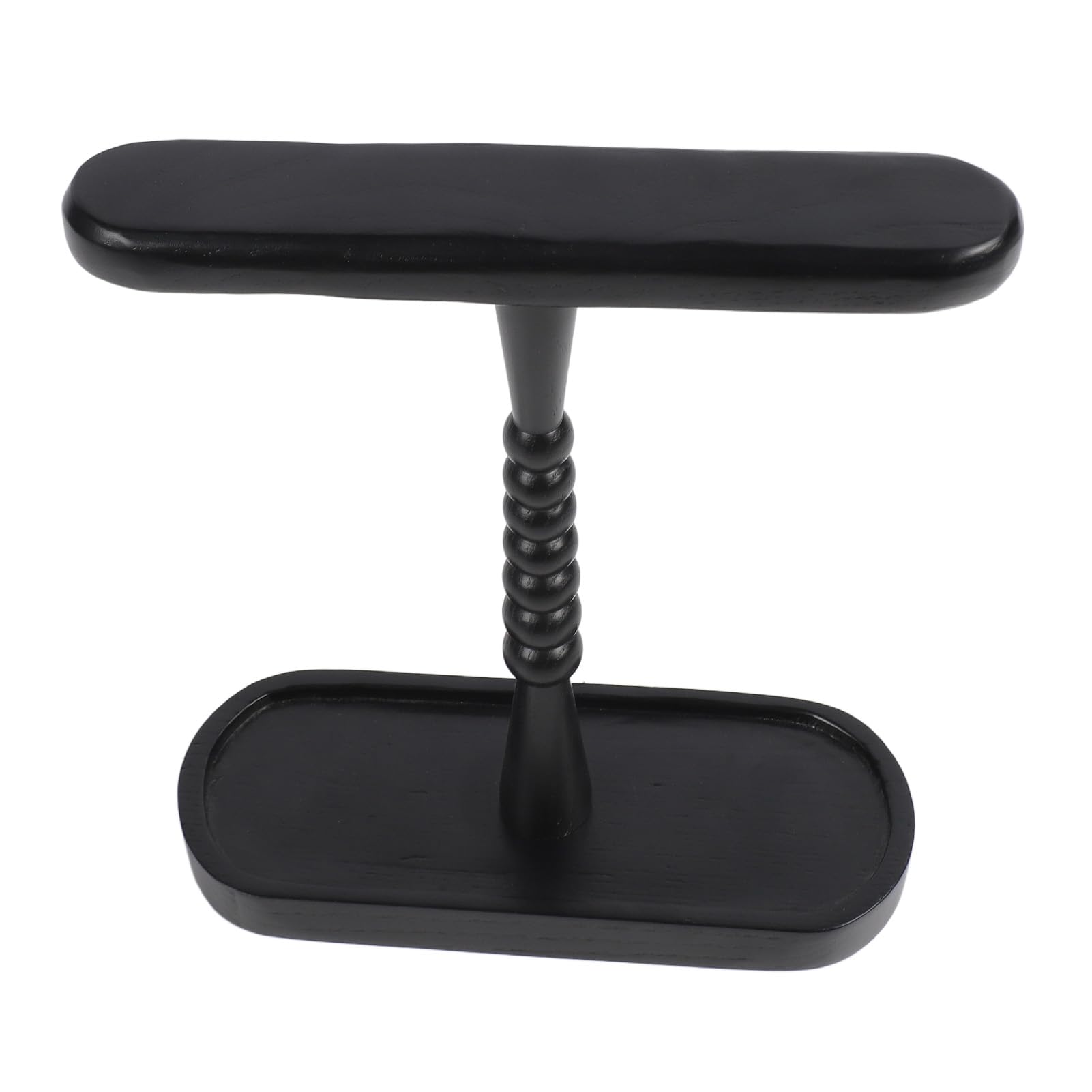 Supporto Universale per Cuffie, Base in Legno di Noce (BLACK)