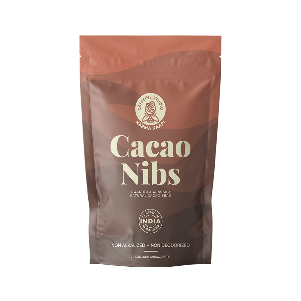 KARMA KAAPI CAFFEINE STUDIO CACAO [COCOA] NIBS ORGANIC [150 G] NON ALKALIZED |VEGAN SUPERFOOD | KETO FOR EATING BAKING COOKING, Brown, Medium (B09MTQ1L3F) Amazon Price History, Amazon Price Tracker