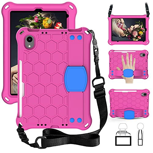 Coque iPad mini 6 antichoc pour protéger des chutes avec sangle de transport