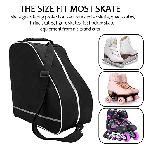 Large Skate Bag for Quad, Inline, Rollerblad, Figure, Ice Hockey Skate Guards Protective Gears Accessories - Image 3