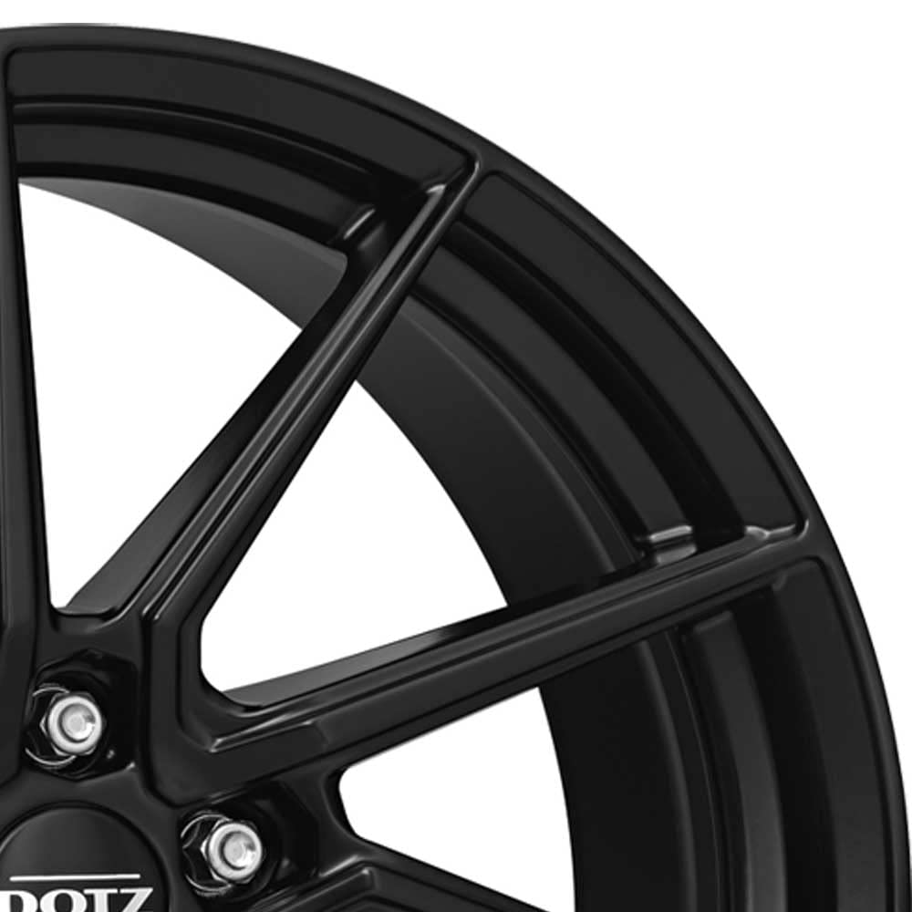 DOTZ - cerchio in lega - Spa black - Black matt - 7.50 x 17 - 5/100.00/35/60.10