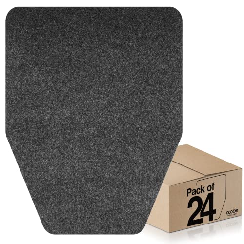 Urinal Mats 24 Pack, Eliminating Bathroom Odor Urinal Floor Pads, Water Absorption Splash Mat, Commercial Pee Pad for Men's Restroom by Coobe - Used condition - US$59.23