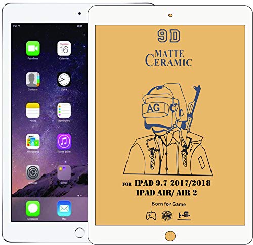 Casodon Armour 9H High Definition Edge To Edge Matte Finish Screen Guard for iPad 9.7 inch (2017/2018), Air, Air 2 (White, Full Glue) (B08T6Q3R4N) Amazon Price History, Amazon Price Tracker