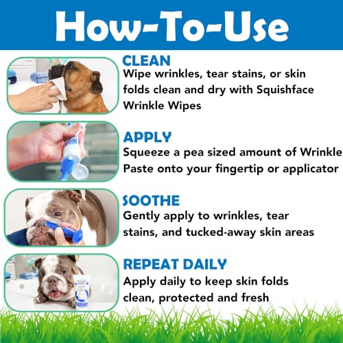 Squishface Silicone Applicator for Dog Wrinkle Paste & Tear Stain Cream