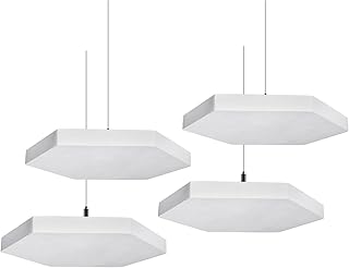 TroyStudio Acoustic Ceiling Panels - 14.2 X 12.4 X 1.2 In...