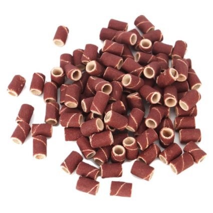 VOGUE PROFESSIONAL 100pcs FINE Pro Quality SANDING BANDS 1/4" dia x 1/2" long